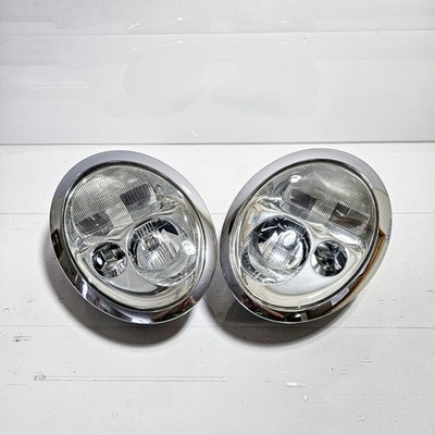 Mini Cooper R50 00-06 Headlights Pair - Refurbished Lenses, Great Condition
