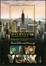 Mayreau 2016 Foglio Francobolli NY 2016 Stamp Expo MNH #31012