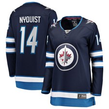 Women's Fanatics Gustav Nyquist Navy Winnipeg Jets Home Breakaway Jersey