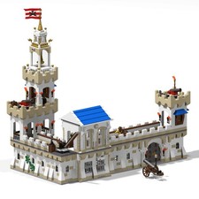 MOC-109026 Medieval Fortress Castle with Towers  Battlements 4246 Pcs