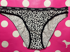 2014 Vintage Victoria  s Secret PINK Extra Low Rise Bikini Panty M Logo Waist