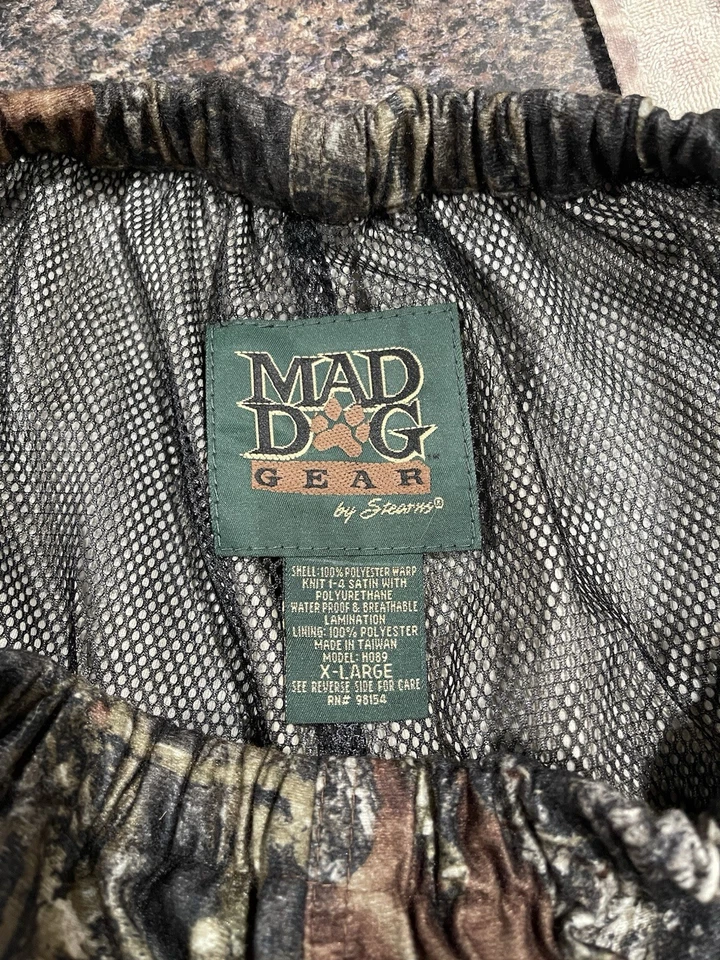 Pantalones de caza de lluvia camuflados Mad Dog Gear de Stearns para hombre talla XL Foto 4 de 4
