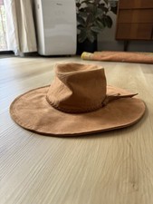 Leather Bowler Style Hat