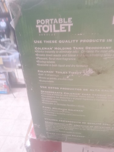 Équipement de camping portable à chasse d'eau Coleman 3,2 gallons 827-802T - Photo 5/16