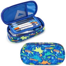 Pencil Pen Case for Boys - Cute Pencil Case for Kids Large Capacity Pencil Pouch