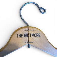 Vintage Wooden The Biltmore Coat Hanger