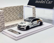 CZ Howie 1:64 White C63s Coupe Safty Sports Model Diecast Display Car