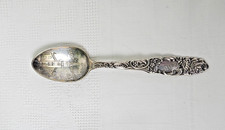 Antique 1907 Sterling Silver Souvenir Spoon St Paul's Church Norwalk Connecticut