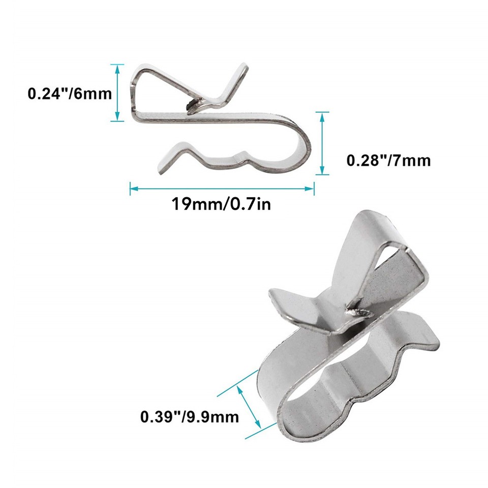 Stainless Steel Cable Clips For Solar Panel Wire Management TU | eBay UK