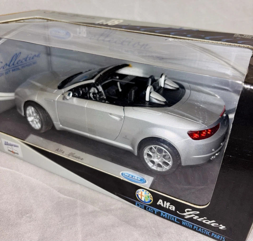 Alfa Romeo Spider 2006 1/18 Welly ULTRA RARE - Immagine 3 di 4