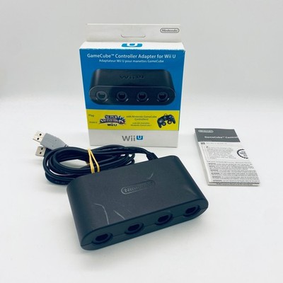 Nintendo GameCube Controller Adapter for Wii U in OVP mit Anleitung Zustand gut