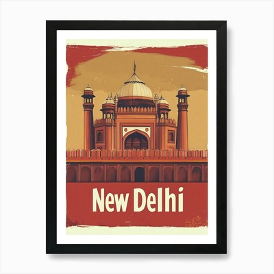 Aihrgdesign A Retro Reiseposter F Gerahmtes Wandbild Poster Leinwanddruck Bild