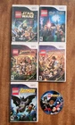 Nintendo Wii LEGO Game Lot (6 Games) Batman Indiana Jones Star Wars Harry Potter