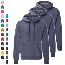 3er Pack  Fruit of the Loom Classic Hooded Sw...