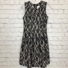 Anthropologie HD In Paris Black Lace Dress Size XS