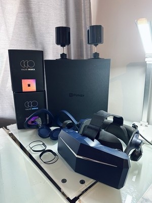 Pimax 8KX (DMAS) High-End VR Pimax Sword Controller 2x Valve Base Stations OVP