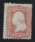 CKStamps: US Stamps Collection Scott#65 3c Washington Mint HR OG