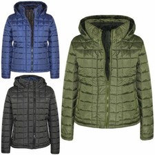 Bambini Imbottito Giacche Ragazzi Cappuccio Piumino Caldo Spesso Scuola Età 3-13