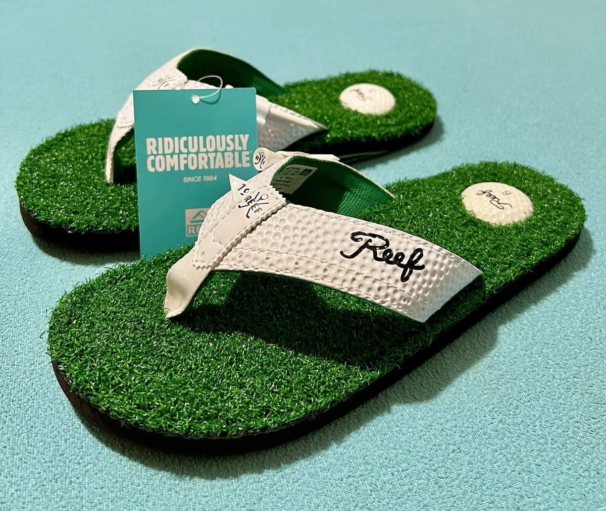 New with tag Reef lifestyle green Velcro sandals men’s size 8 Reef Men main image 4