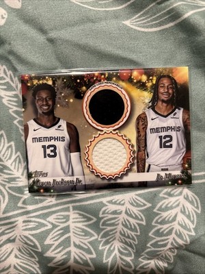2025 Topps Holiday Basketball-#DPR-JJ Jaren Jackson/ Ja Morant