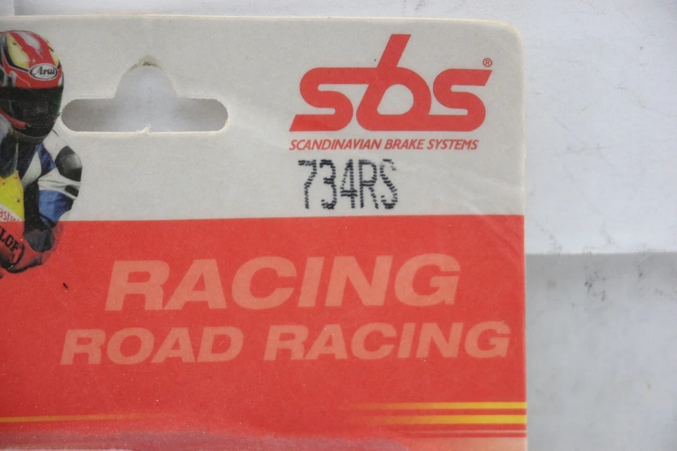 Pastillas de freno sinterizadas SBS 734RS 1721-1622 Racing Honda CBR 600 900 SuperHawk VTR Foto 2 de 4