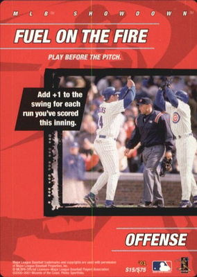 #ad 2001 MLB Showdown Strategy #S15 E.Young Fuel on the Fire BB $0.99