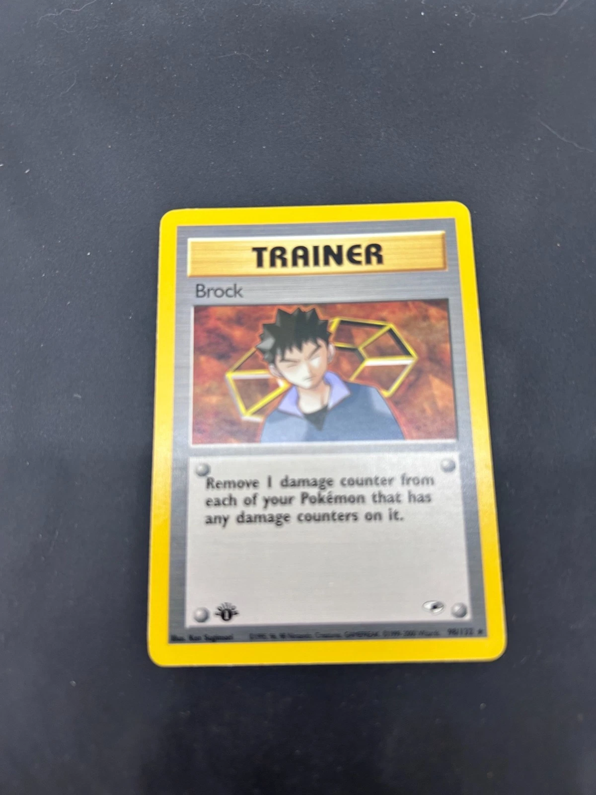 Pokémon 2000 Gym Heroes First Edition: Brock (98/132) LP