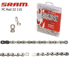 SRAM CN-RED-A1/PC Red 22 11-Speed Road Bike Chain 114L with PowerLock Quick Link