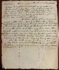 1788 General Moses Hazen Ben Mooers 1788 signed