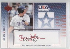 2005 USA Baseball Jersey Signatures Red Ink /100 Sean Doolittle #SD-GU Auto 1h8