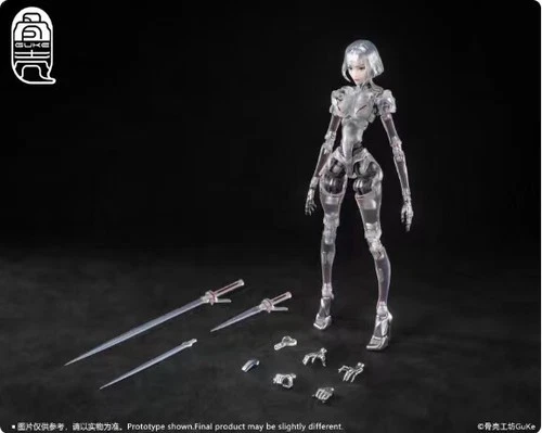 GUKE Studio GK01FEC1 1/12 AI Agent-Femella Action Figure C1 Transparent Ver! - Picture 5 of 6