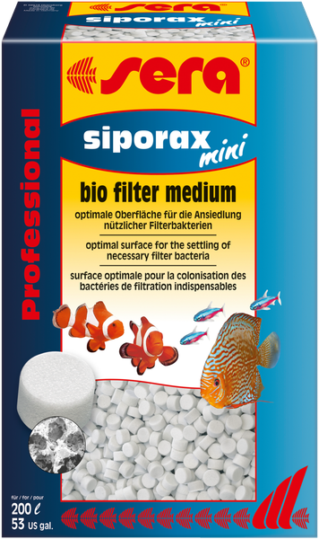 Sera Siporax Mini Bio Filtermedium 270G Filtermaterial Hmf Mattenfilter Filter-image