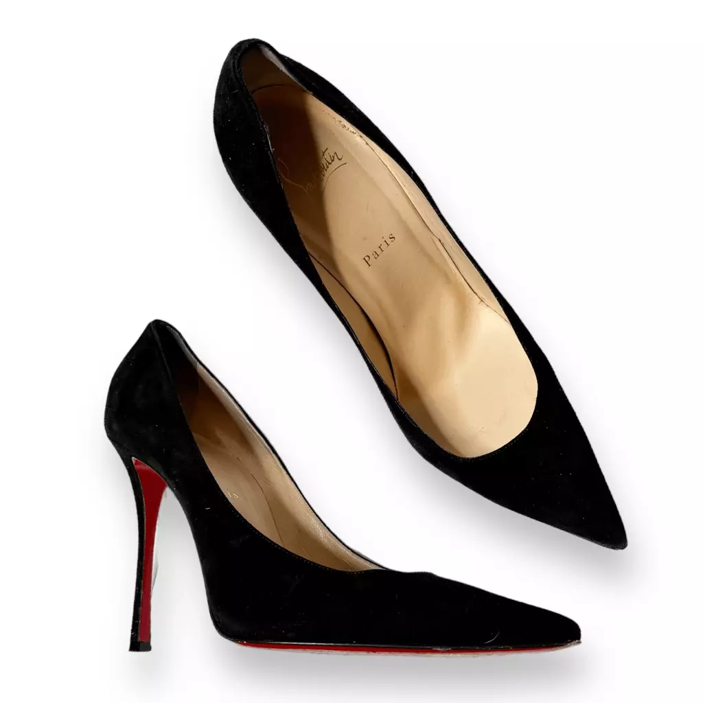 Christian Louboutin Black Kate 100 Pump Size 40.5 (Fits U.S. Size