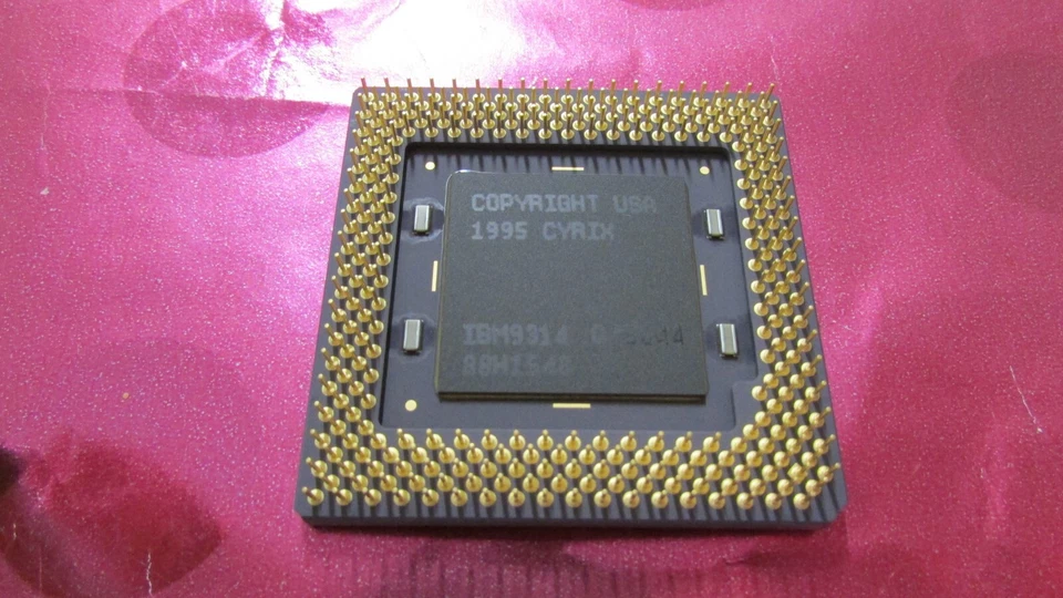Lot 1 New IBM 6X86 P120+ Vintage IBM26 6x86-2V2P120GE IC/CPU/Processor Gold Top - Image 4 of 4