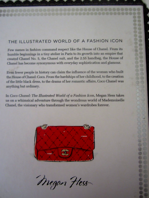 Coco Chanel The Illustrated World of a Fashion Icon Hardcover by