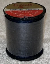 Vtg NOS Excell Navy 100% Polyester 200 Yards General Sewing Thread USA Made