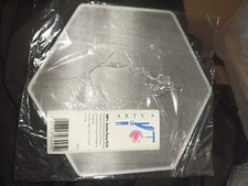 Fensterbild  Sechseck  15cm Seidenmalerei 