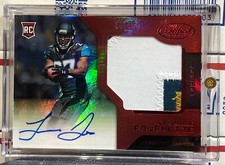 2017 CERTIFIED LEONARD FOURNETTE, #202, AUTO, 3 COLOR PATCH, RED MIRROR #20/75