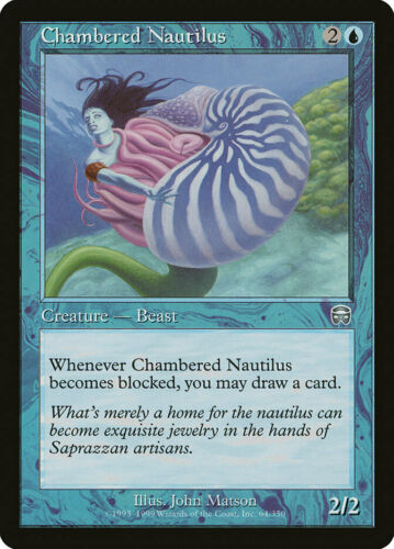 MTG Chambered Nautilus - MMQ Mercadian Masques NM - Picture 1 of 1