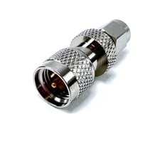GIZWIZ RF Coaxial Adapter SMA Male Plug to MINI UHF Male Plug 2pcs Pack