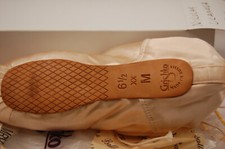 NIB Nikolay Suffolk Ulanova Ballet Pointe Shoes 6.5 2X XX Med Shank Not Re