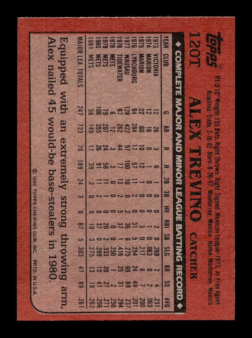 1982 Topps Traded 1-132 EX-MT/NM Pick From List All PICTURED - Picture 93 of 501