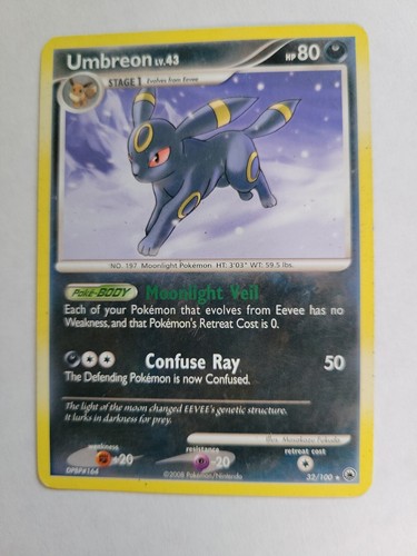 Pokémon TCG Umbreon Majestic Dawn 32 Regular Rare