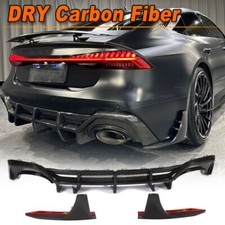 Passt für Audi RS7 4K8 2019-2023 Dry Carbon Heckdiffusor Heckschürze Diffusor