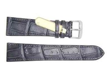 DI-Modell Genuine Calf Leather 22 mm GRAY Watch Band Strap "CARACAS"