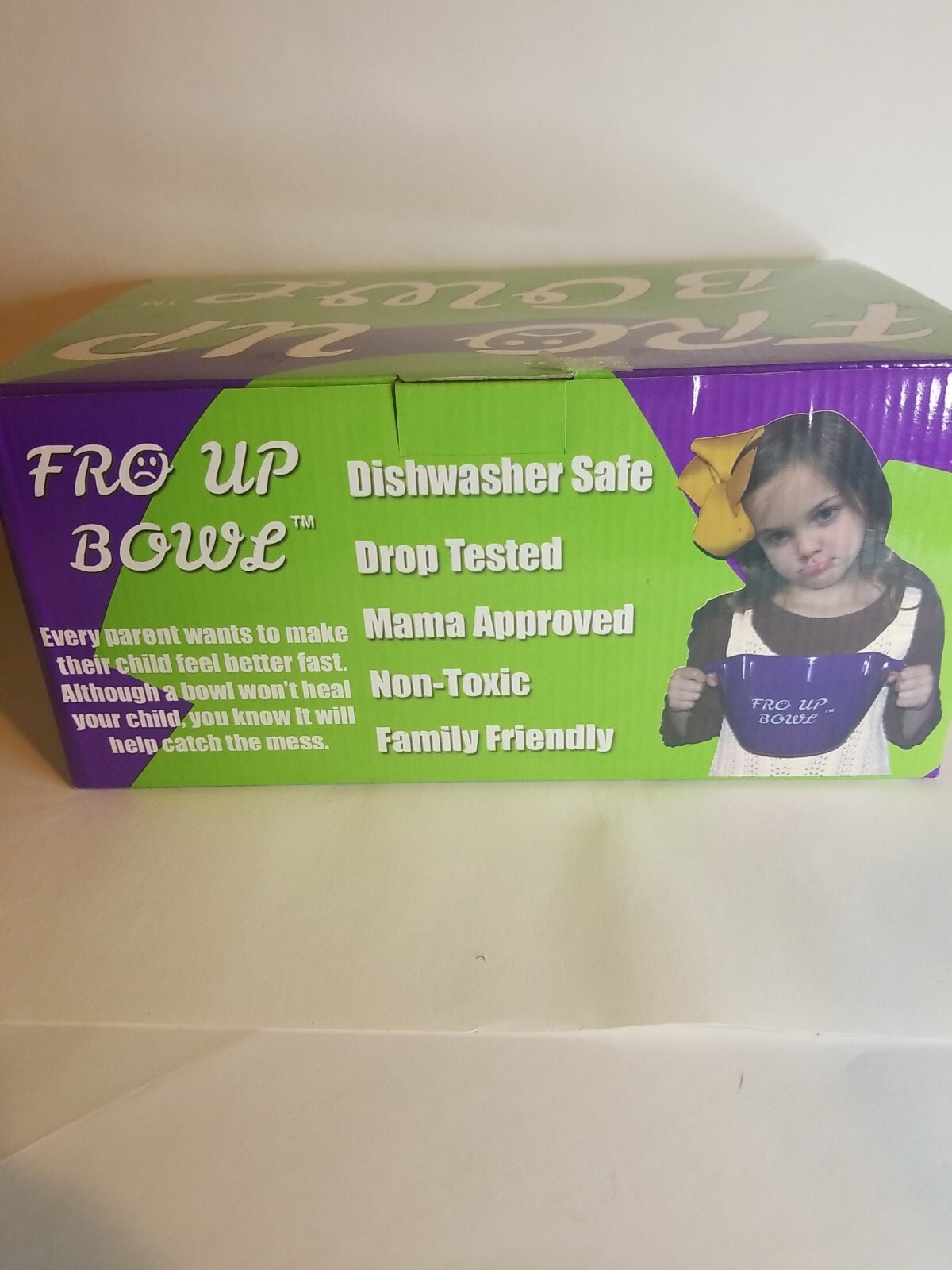 Purple Fro Up Vomit Bowl! Sick Kids, Pregnancy, Frat parties, Novelty