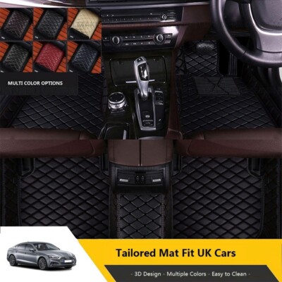 Tailored Custom Made PU Leather Car Floor Mat For Audi A5 S5 RS5 Coupe S line