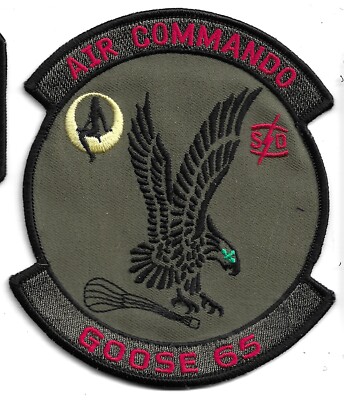 USAF PATCH  1 SPECIAL OPS SQUADRON GOOSE 65 US AIR FORCE SQUADRON PATCH