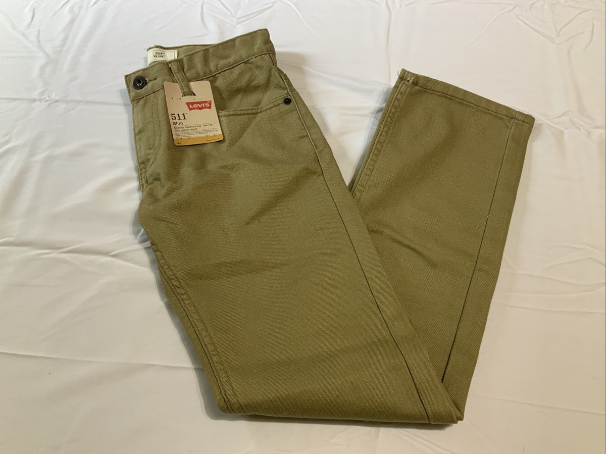 Olive Jeans Olive Green Levi's 511 Levi's 511 Slim Fit Khaki