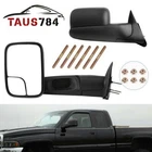 Left + Right Manual Flip up Tow Mirrors for 94-01 Dodge RAM 1500/94-02 2500 3500